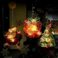 thumbnail image 1 of Christmas Decoration Light, 3 Pieces Led Hanging Window Light, 1 of 5
