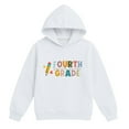 thumbnail image 4 of Chandail en Molleton pour Fille, Manches Longues, Imprimé, à Capuche, Col Rond, Chandail, Vêtements d'Hiver, 2-3 Ans, 4 of 4