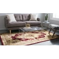 thumbnail image 4 of Unique Loom Versailles Medallion Motif Rug 3' 3 x 5' 3 Rectangle Burgundy/Ivory, 4 of 10