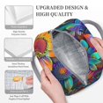 thumbnail image 3 of Disketp Psychedelic Sunflowers Bolsa Térmica para Almuerzo, Lonchera con Abertura Amplia y Gran Capacidad, Organizador Reutilizable para Mujeres, Hombres y Adultos, 3 of 6