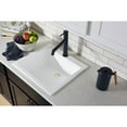 thumbnail image 2 of Ruvati Drop-in Topmount Granite Composite Single Bowl Kitchen Sink - Arctic White, 2 of 10