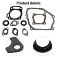 thumbnail image 2 of Mosiee Gasket Replacement Kit For Gx160 200 212Cc Generators With Rubber Seals, 2 of 9