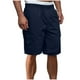 thumbnail image 4 of pstuiky Pantalones cortos de gimnasio para hombre, Pantalones cortos rectos de cintura elástica con bolsillos sólidos informales para hombre Pantalones cortos para correr para hombre, 4 of 6