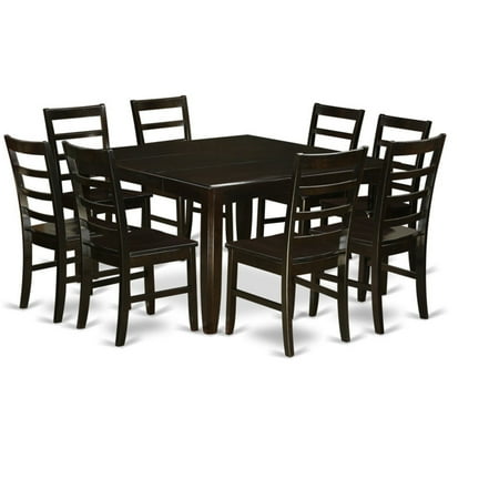 East West Furniture Parfait 9 Piece Shaker Dining Table Set East West Furniture Parfait 9 Piece Shaker Dining Table Set