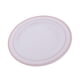 thumbnail image 5 of 5 Piezas Platos de Plástico Vajilla Desechable oro and rosa Borde Accesorio para Suministros Tartas, , Yotijar Servicio de mesa de vajilla, 5 of 10