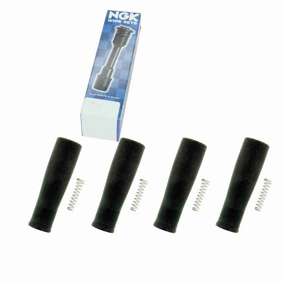 4 pc NGK 58971 Ignition Coil Boots for 148024 175-1056 35-7073 50065 50065-1 671-8176 702477 SPB172 SPP109E Direct Spark Plug Wire Fits select: 1997-2002 JAGUAR XK8, 1998-2002 JAGUAR XJ8
