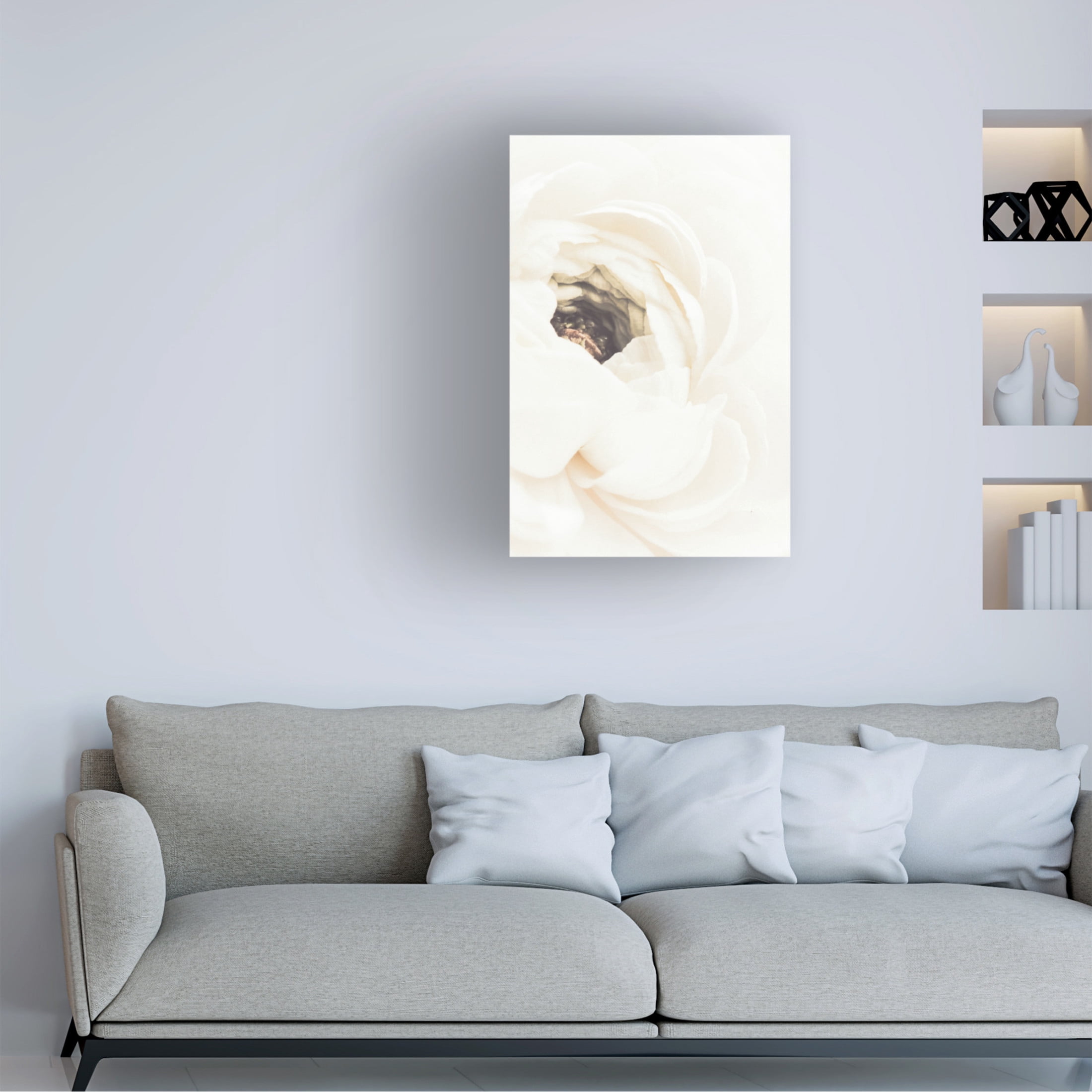 Pictufy Studio III 'White Flower 1' Canvas Art - 16 x 24 Inches