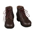 thumbnail image 3 of Zapatos de hombre CUTICAT botas de trabajo de cuero PU para figura de muñeca de 12 pulgadas, 3 of 8