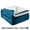 Teal, variant on Moonlight20015 Sherpa Blanket Fluffy Plush Ultra-Soft Bed Blanket Reversible Twin Size Teal Color