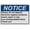 Warning Sign 3, variant on Weatherproof ANSI Restroom Etiquette Sign (Please return restroom key to the front desk counter) 8 in" x 12 in" UV Resistant Indoor Outdoor Workplace Insdustrial Caution Danger Warning Sign