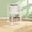 Cream White, variant on LEDREM Multifunctional 3 Tiers Nightstand, Slim Sofa Side Table with Built-in Power Hub, 6.5ft Extension Cord, Sturdy Metal Frame Compact Storage Furnishing for Small Narrow Space