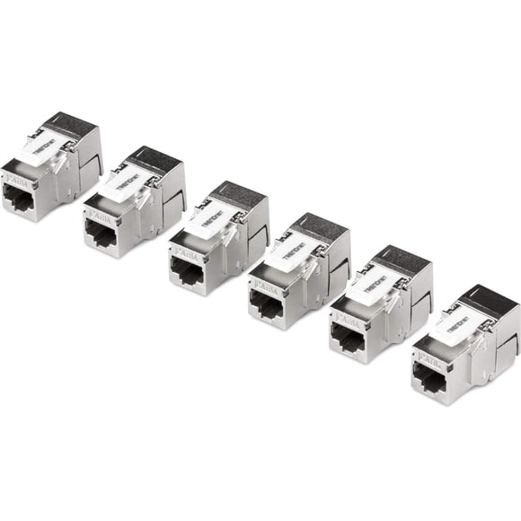 Paquete de 6 conectores RJ45 blindados Trendnet Keystone Jack TC-K06C6A Cat6A