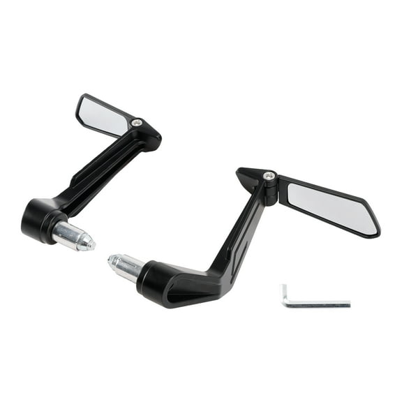 Pair Lever Guard Protection with Folding Handlebar Mirrors Mini Motorcycle 22mm