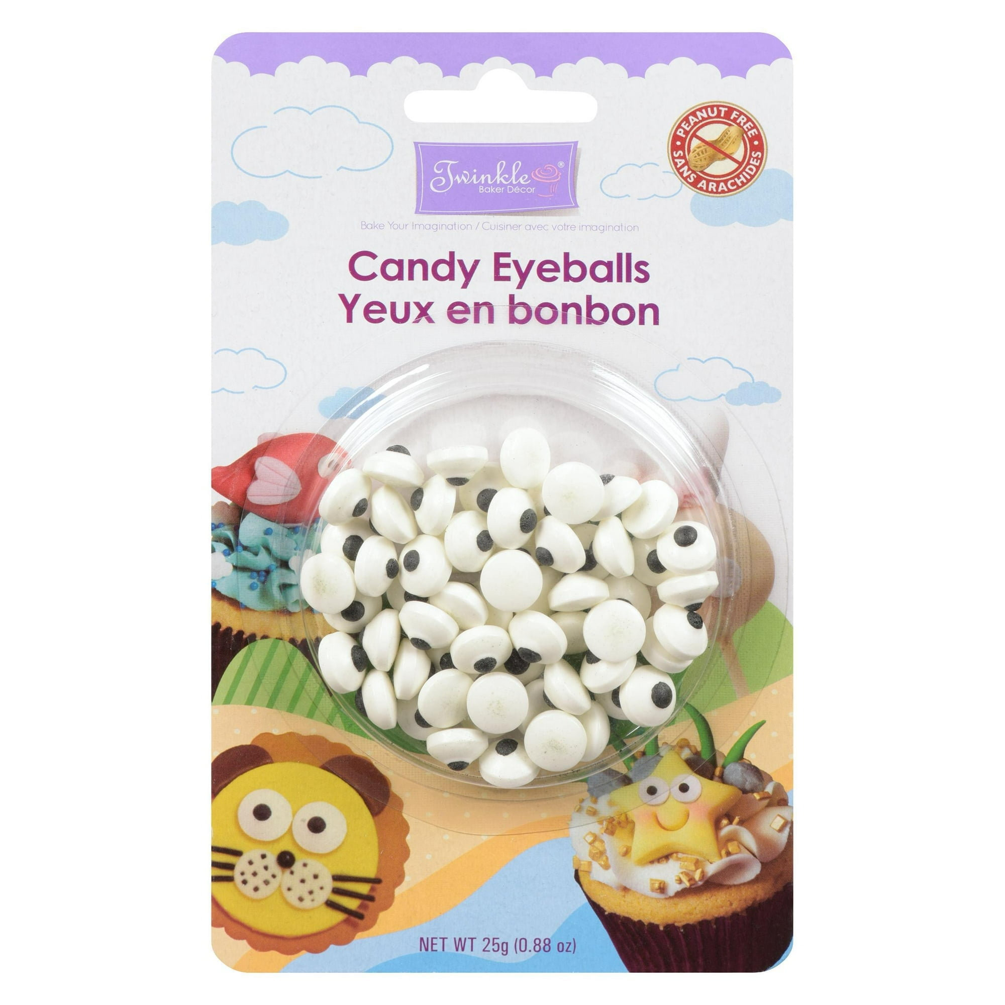 Twinkle Candy Eyeballs, Net Weight 25g