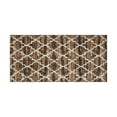 thumbnail image 2 of Better Trends 30" x 50" Rectangle Bathroom Rug, 100% Cotton, Soft, Water Absorbent, Non-Slip Bath Mat, Machine Washable, Rugs for Bathroom, Vanity, Shower, Tub – Savio Collection - Brown, 2 of 5
