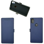 Case for TCL REVVL 4 5007B Case Cover,Case for T-Mobile REVVL 4 5007W 5007Z Case Flip Pu Leather Cover Blue