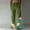 Green, variant on WXLWZYWL Men's Cotton Linen Pants Elastic Drawstring Waist Casual Wide Leg Pants Straight Leg Yoga Pants Lightweight Summer Beach Pants