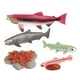 thumbnail image 4 of Conjunto de modelos  Juguete de salmón Colección de juguetes educativos para niños - Salmón Hugo Juego de crecimiento de tortugas marinas, 4 of 10