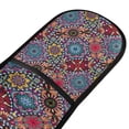 thumbnail image 4 of Yayeee Double Oven Mitt Kitchen Heat Resistant Baking 35" x7" Quilted Cotton Glove, Colorful Mandala Pattern, 4 of 6