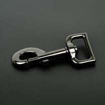 10 - Country Brook Design® 1 inch Gunmetal Swivel Snap Hooks