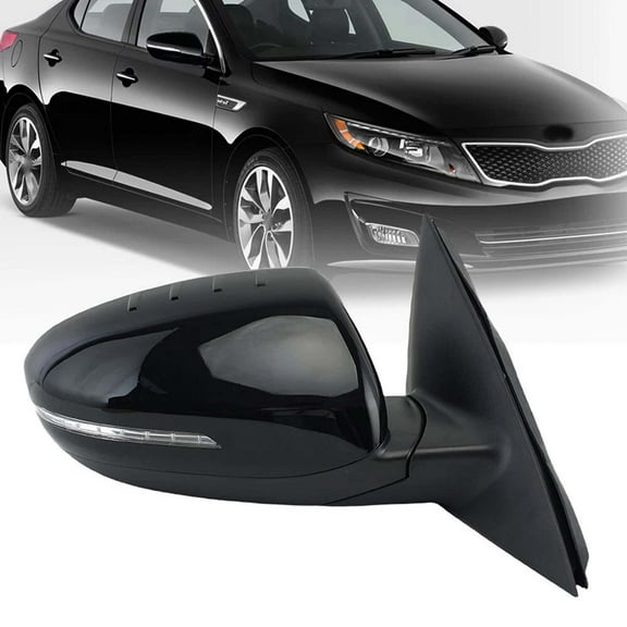 MZORANGE 6Pin Right Side Mirror For Kia Optima 2014-2015 Heated Turn Signal Light Manual Fold, Replacement #876204C501 876104C501