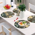 thumbnail image 6 of Ryvnso Shiney Star Round Plate Mats Dining Table Placemat 1 Piece for Holiday Decoration, 6 of 7