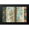 thumbnail image 2 of Vess, June Erica 24x17 Black Modern Framed Museum Art Print Titled - Textile Strata II, 2 of 5