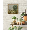 thumbnail image 4 of Drsoum Vintage Landscape Canvas Wall Art Country Road Classic Wall Prints Modern Farmhouse Bathroom Office Decor 10x10in Natural Framed, 4 of 5