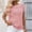 #112-Pink, variant on Haivin Women's Casual Solid Color Fashion Round Neck Short Sleeve T-Shirt, Soft and Breathable Cotton Blend Top for Daily Wear and Leisure Activities