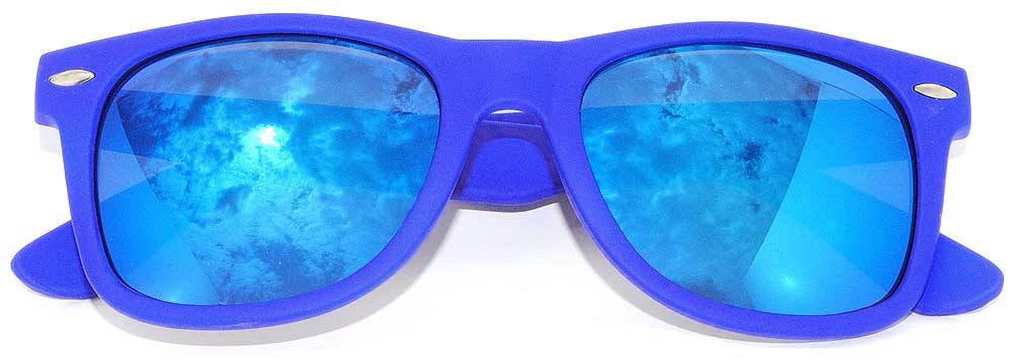 OWL Square Mirrored Sunglasses Mens Womens UV400 Protection Bulk Sunglasses (20 Pack)
