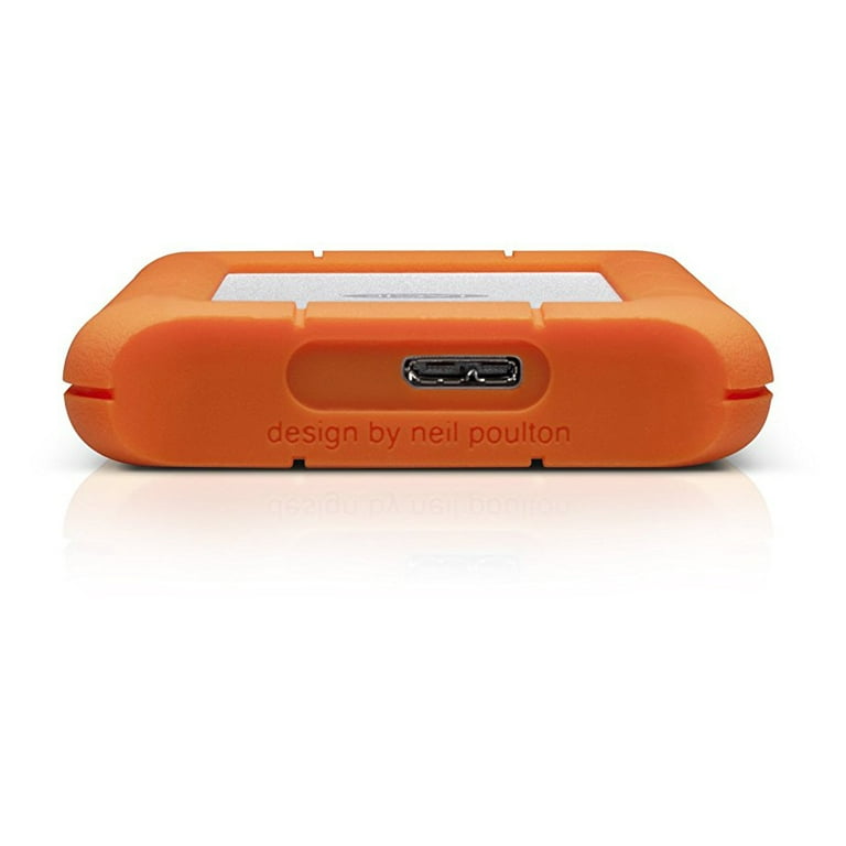 Disque Dur externe USB 3.1 LaCie Rugged - 1To (1000Go) (Orange/Gris) à prix  bas