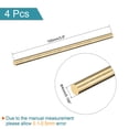 thumbnail image 2 of Unique Bargains 4mm Diameter 100mm Length Brass Solid Round Rod for DIY Craft 4 packs, 2 of 4