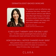 Clara Red Light Therapy Neck Mask, Silicone, Collagen Boosting Anti-Aging for Smoother, Firmer, Radiant Skin