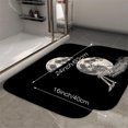 thumbnail image 6 of 1pc Skeleton by the Moon Absorbent Non-Slip Bathroom Thickened Flannel Rug Decor,Soft,Quick Drying,Suitable For Indoor/outdoor Use,Bathrooms,Bedrooms,Kitchens,Terrace,Laundry Rooms,16"x24", 6 of 9