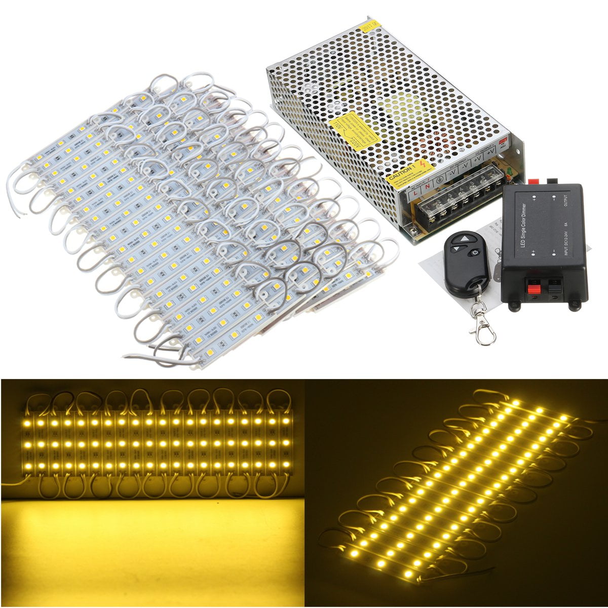 50ft 100x3 Led Module Strip Lights Front Window Sign Decor 50ft 100x3 Led Module Strip Lights Front Window Sign Decor Makeup Vanity Mirror Door Lamp Zoomed Image