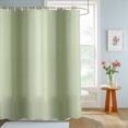 thumbnail image 4 of Sage Green Ombre Shower Curtains for Bathroom, Farmhouse Green Gradient Modern Art Waterproof Fabric Shower Curtain, Decorative Bathroom Curtain for Bathtub, 36"x72" , No Hooks Included, 4 of 9