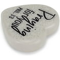 thumbnail image 4 of Lighthouse Christian Products 141251 Philippians 1-3 Praying for You No.40773 Cast Stone Sentiment Heart Plaque, 4 of 5