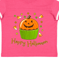 thumbnail image 4 of Inktastic Happy Halloween- cute pumpkin cupcake Boys or Girls Toddler T-Shirt, 4 of 5