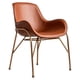 thumbnail image 4 of Silla Florencia Gold Polipiel Chocolate Metal Dorado, 4 of 6