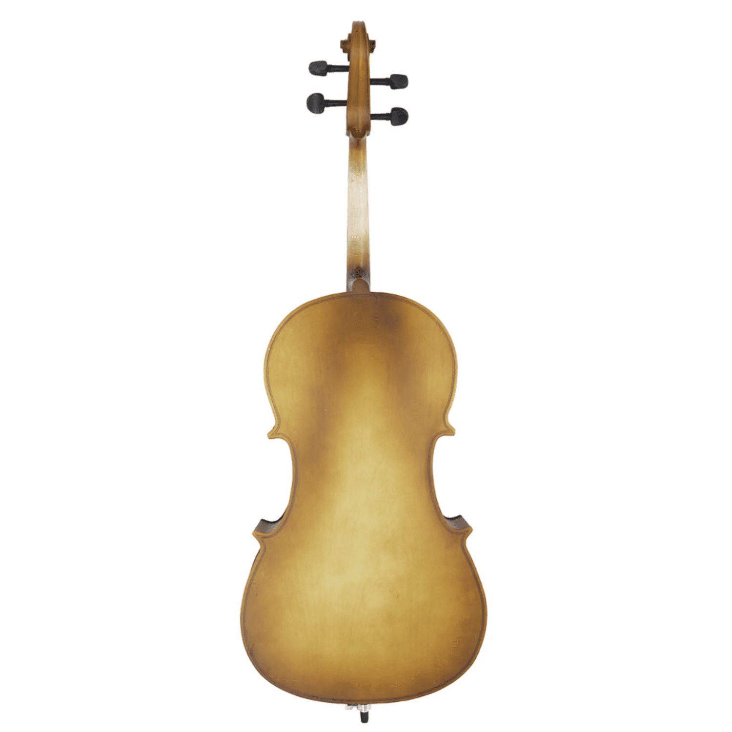 Hassch 4/4 Full Size Cello with Case, Beginner Cello Kit with Bow and Rosin, Matte Golden