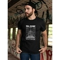 thumbnail image 2 of Planet Earth Illustration T-Shirt Men -Image by Shutterstock, Male Medium, 2 of 4