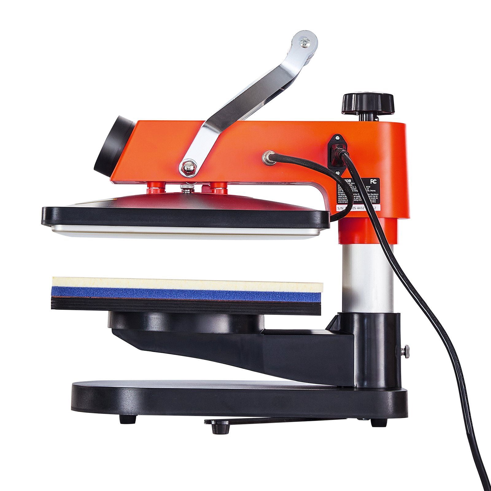 5-in-1 Heat Press Machine, 12" x 15" Fast Heating, 360 Swing Away Digital Sublimation Transfer, T-Shirt Vinyl Transfer Printer for Banners Canvas Bag Shirts Pillow Cups Caps Plates
