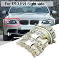 thumbnail image 3 of 2X New for E90 E91 328I 335I M3 Right Side LED Turn Signal Bulb Diode Indicator Module 63127245814,2 x Headlight control module,Silver, 3 of 8