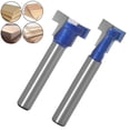 thumbnail image 6 of 1/4 inch Shank T-Slot Router Bit Key Hole Bit Hex Bolt T Slotting Milling Cutter, 6 of 7