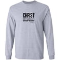 thumbnail image 2 of Christ Lives in Me LS Ultra Cotton Tee Shirt, 2 of 10