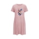 thumbnail image 5 of Camisón corto de talla grande para mujer, camisón de manga corta con estampado de pecho a la moda, camisón para mujer, 5 of 7