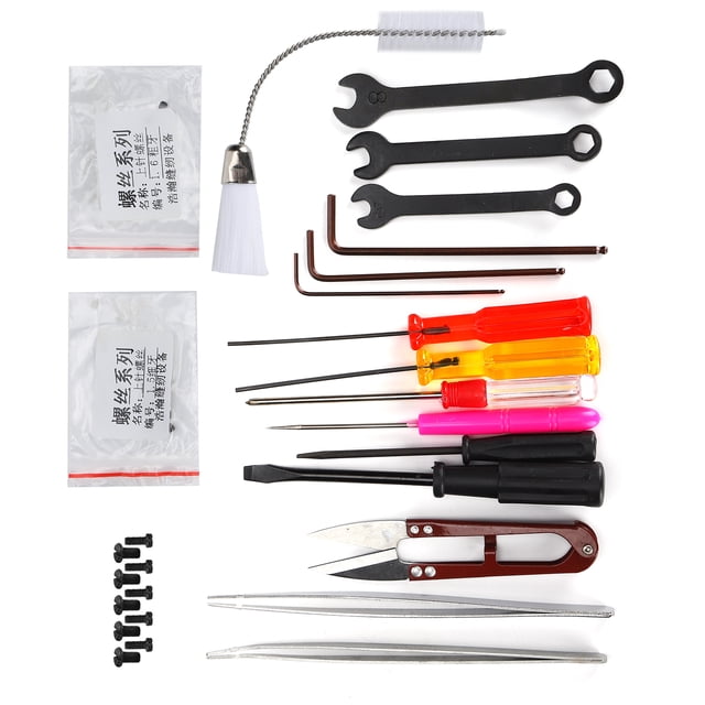 El Kit de la Mácina de Coser de Overlock Tomó El Kit, Accesorios de Reparació de la Mácina de Coser Portátil