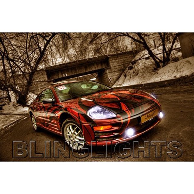 For Angel Eye Fog Lights Kit for 2000 2001 2002 Mitsubishi Eclipse