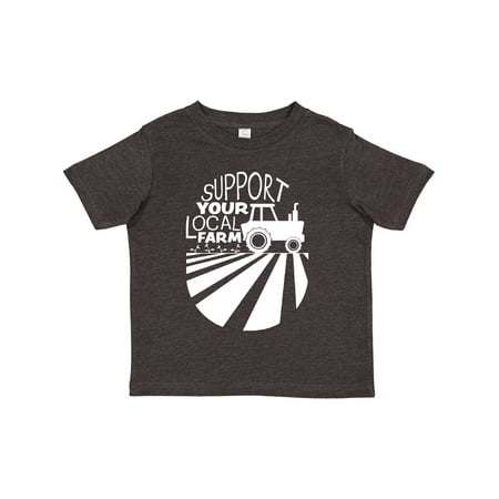 

Inktastic Support Your Local Farm- Tractor Boys or Girls Toddler T-Shirt