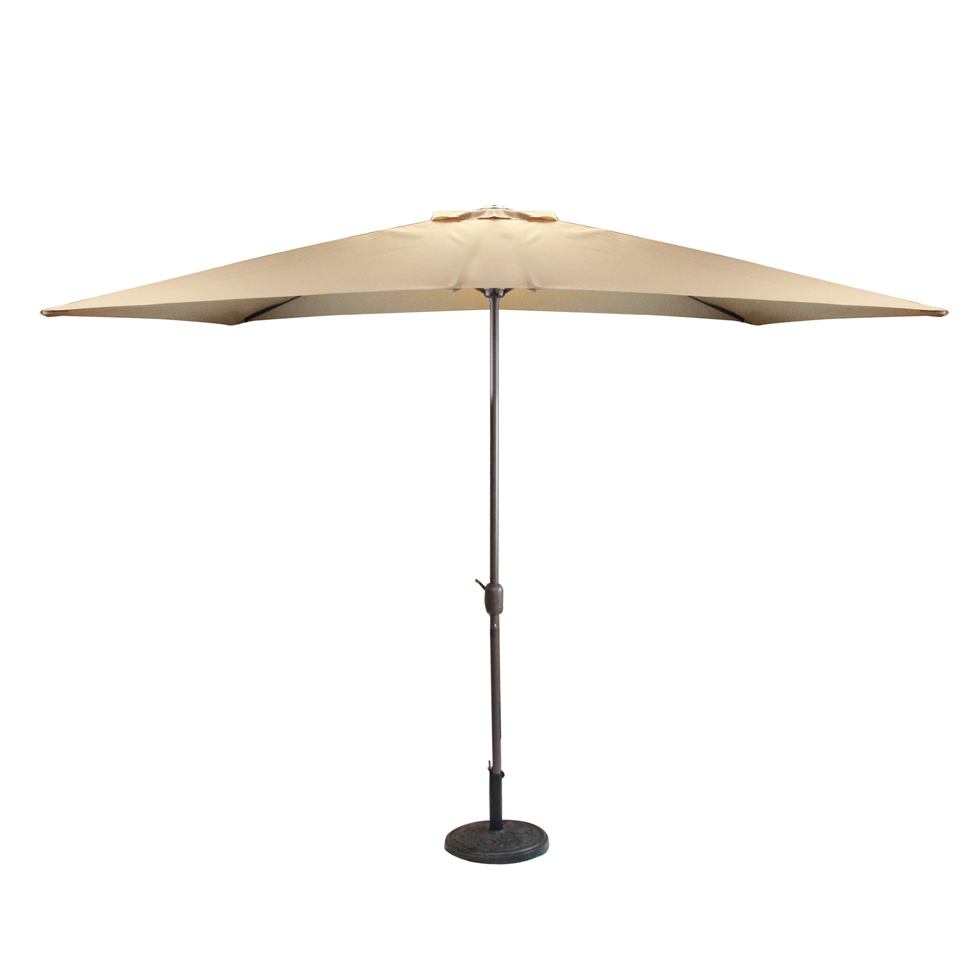 Postcode Eed enthousiasme Northlight 8.5' Outdoor Patio Market Umbrella with Hand Crank - Brown -  Walmart.com